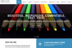 theme wordpress zincy lite free download