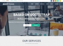 Theme Wordpress BootFrame Core Responsive Free