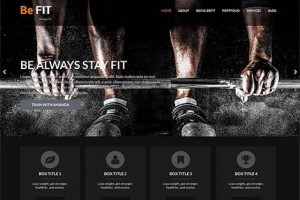 theme wordpress BeFit responsive Free