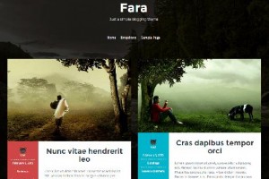 theme wordpress fara blog responsive free