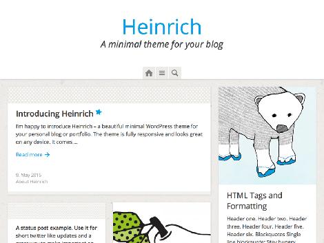 Theme WordPress Heinrich Responsive Free