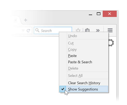 firefox search suggestion