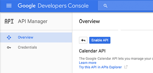 enable google api calendar Memasang Google Calendar WordPress