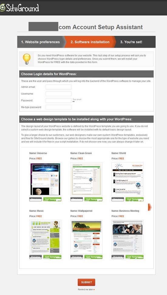 daftar hosting siteground wordpress