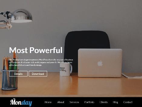 Theme WordPress The Monday Responsive Free