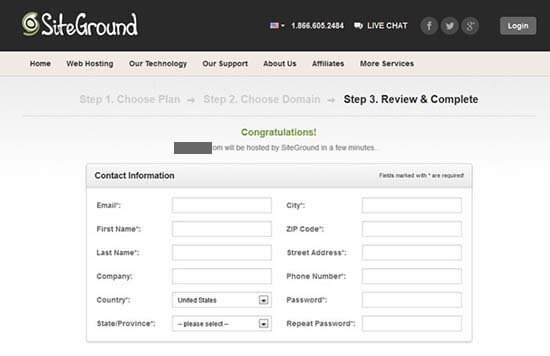 wordpress hosting siteground
