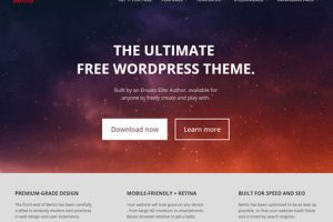 Theme Wordpress Free Bento