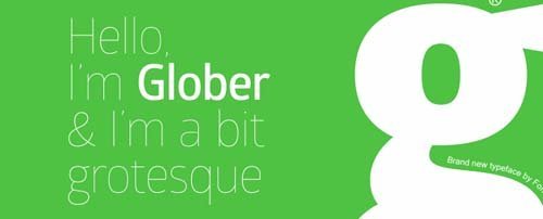 glober font terbaik