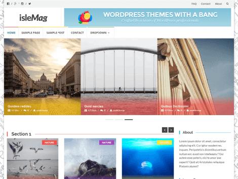 Theme WordPress IsleMag Responsive Free