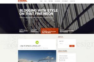 theme wordpress everal responsive free
