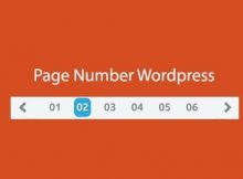 wordpress page number