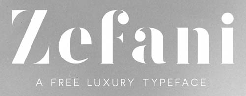 zefani-font terbaik
