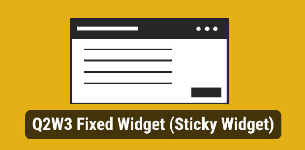 Cara membuat widget melayang WordPress