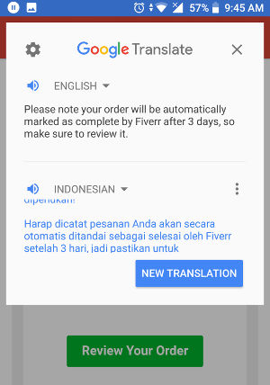 Terjemahkan tulisan di smartphone 3