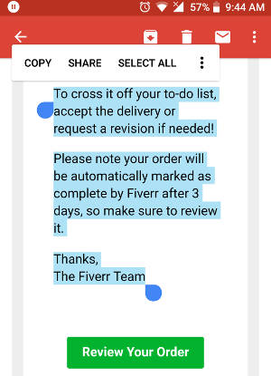 Terjemahkan tulisan di smartphone Menerjemahkan Email Pada Gmail