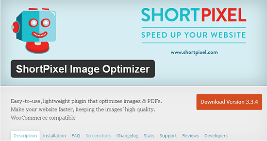 plugin wordpress shortpixel