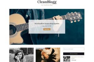 theme wordpress cleanblog free