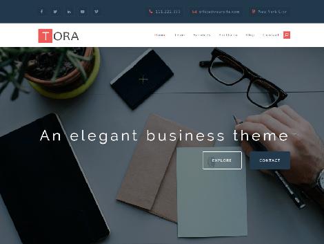 Theme wordpress tora responsive free