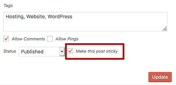 membuat sticky post wordpress