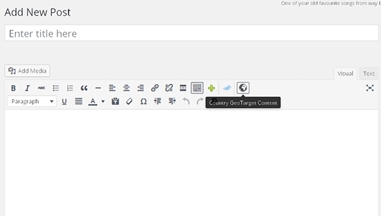 tombol geotargeting editor