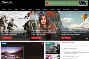 Theme Wordpress Maggie Lite Free