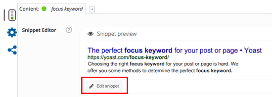 snipet editor yoast