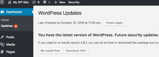 update-notifikasi-wordpress