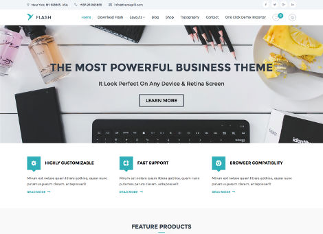Theme WordPress Flash Responsive Free
