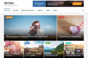 Theme WordPress Metro Magazine Free