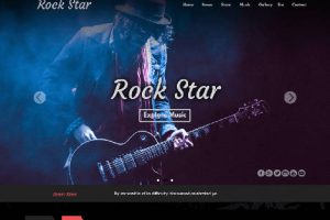 Theme WordPress Rock Star Responsive