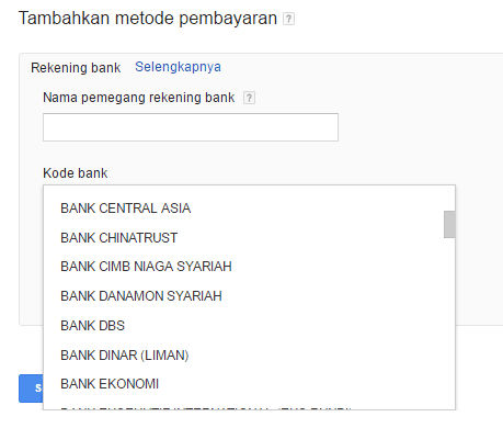 Metode pembayaran wire transfer