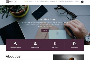 Theme WordPress Eightlaw lite responsive