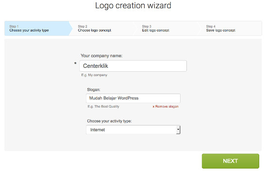 Buat Logo Logaster 1