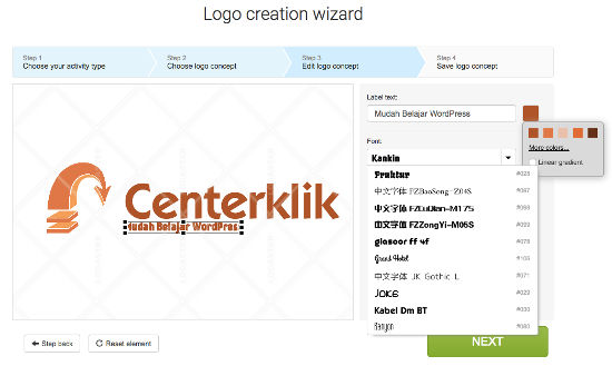 Buat Logo Logaster 3a