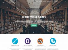 Theme WordPress Adney Responsive Free