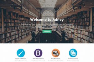 Theme WordPress Adney Responsive Free