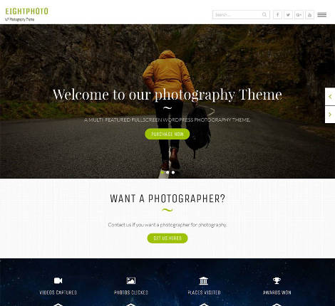 Theme WordPress Eightphoto Responsive Free