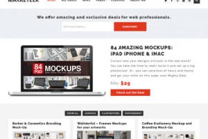 Theme WordPress Marketeer Responsive Free