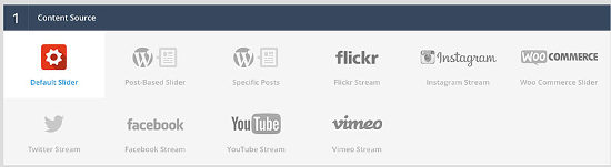 Content Source Slider Revolution