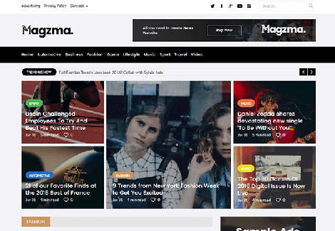 Magzma Tema WordPress Gratis