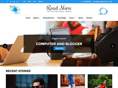 Theme WordPress Read More Responsive Free