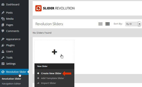 new slider revolution
