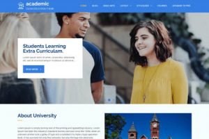 Theme WordPress Academic Responsive Free