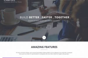 Theme WordPress Clean Biz Responsive Free