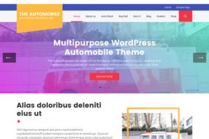 Theme WordPress The Automobile Free