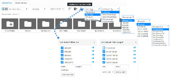 filter-and-order-media-folders