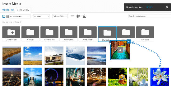 kelola gambar di media folder