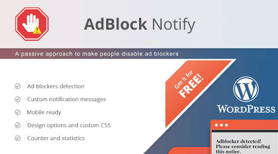 Plugin adblock notify