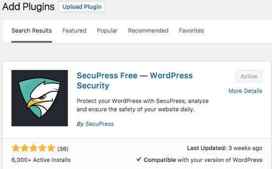 SecuPress Plugin