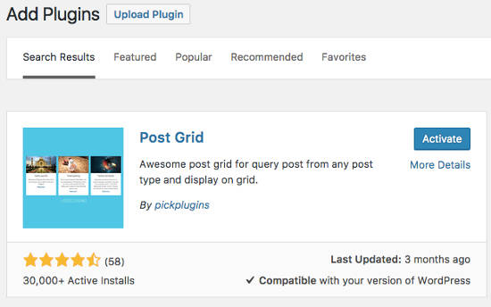 Layout Grid WordPress Post Grid Plugin